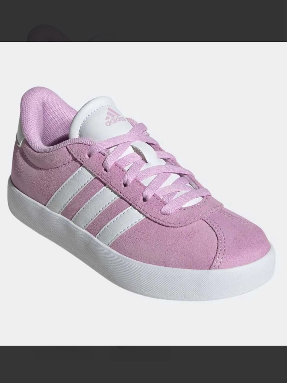 Adidas VL Court 3.0 K Skateboard Shoes Color-Bliss Lilac ID6310 Size 5 US NEW